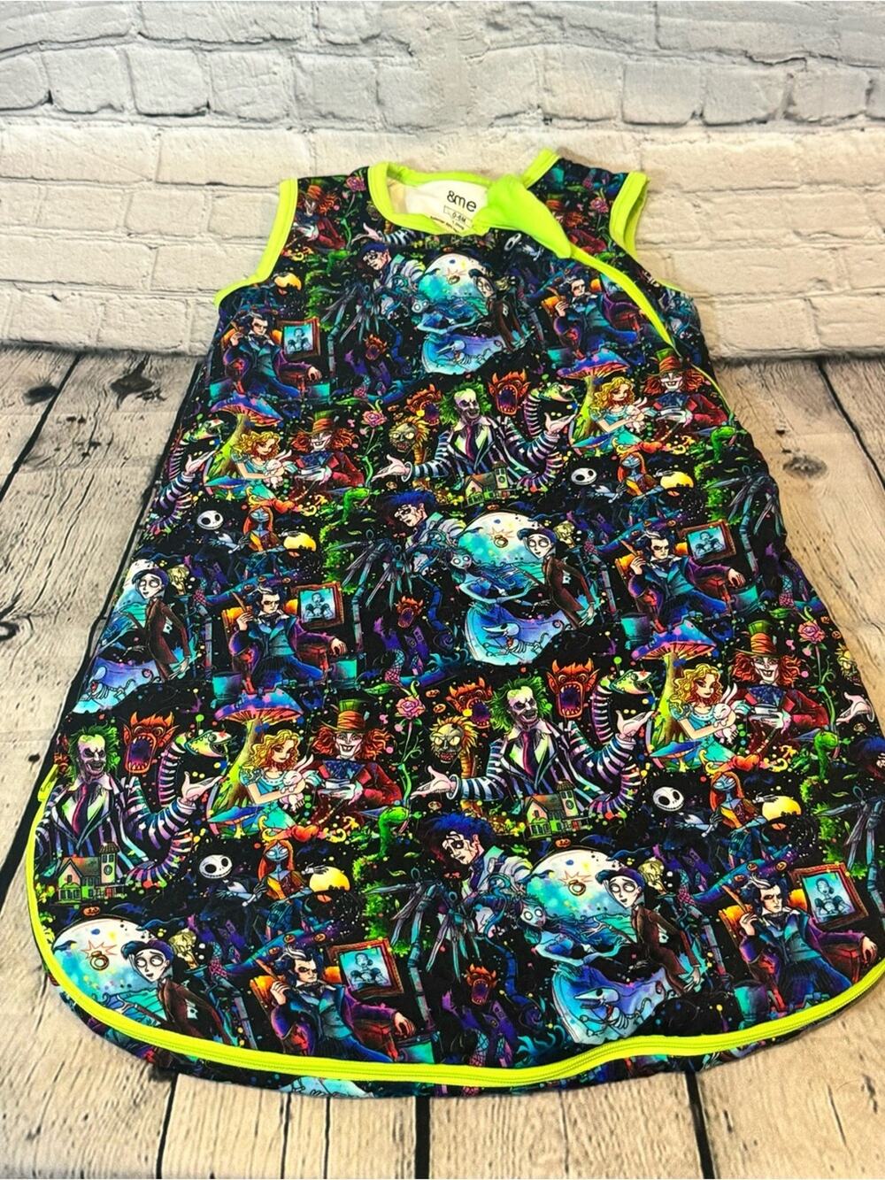 &Me Bamboo Tim Burton Inspired Baby Sleepsack